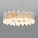 Loft Industry Modern - Crystall Pipe Chandelier